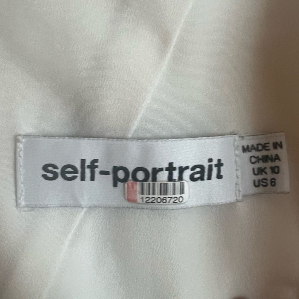 Self portrait white vintage look maxi dress - Picture 12 of 12